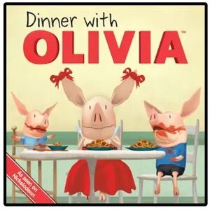 BUNDLE & SAVE 🐷 Dinner WIth Olivia softcover Book
